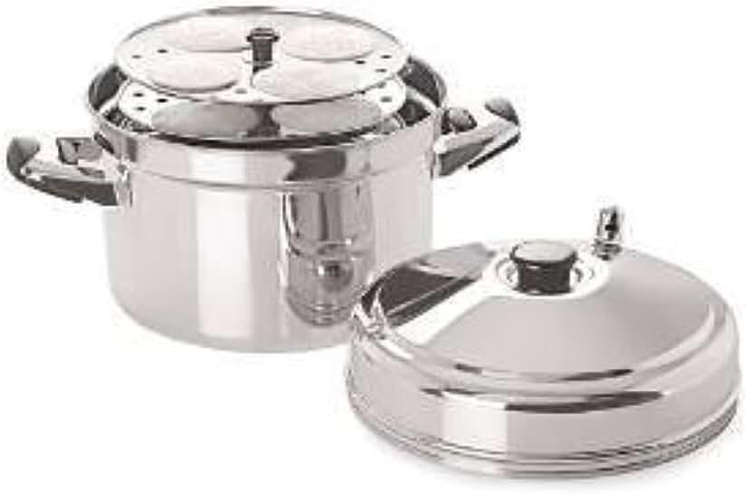 Medium Stainless Steel Idli Cooker with 5 Racks