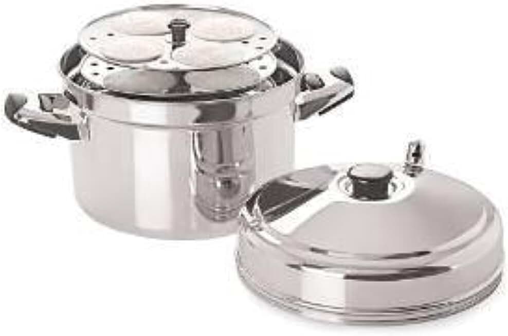Medium Stainless Steel Idli Cooker with 5 Racks