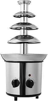 Four-Tier Chocolate and Cheese Fountain Machine