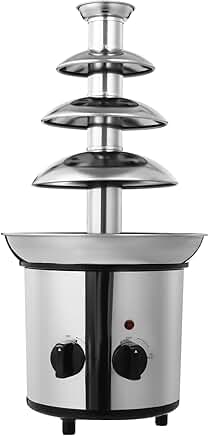 Chocolate Fountain with 170W Power and Anti-Slip Feet