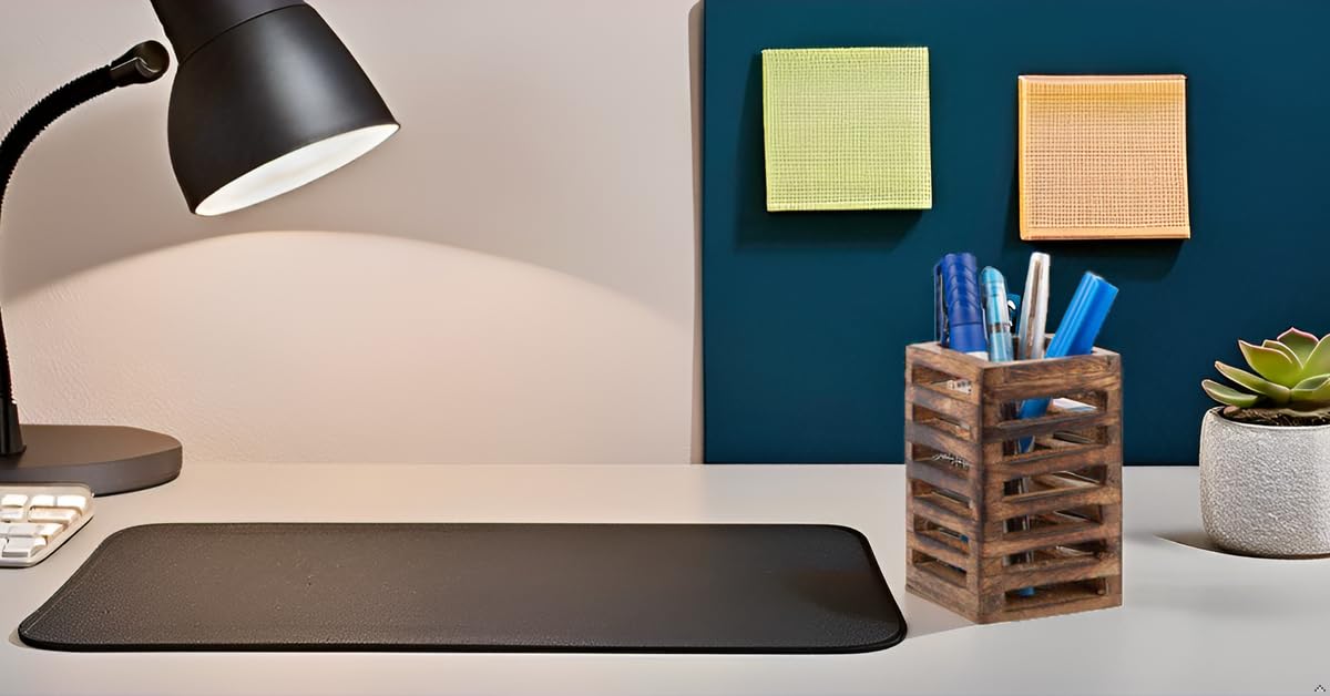 Handcrafted Wooden Pen and Pencil Organizer for Desk