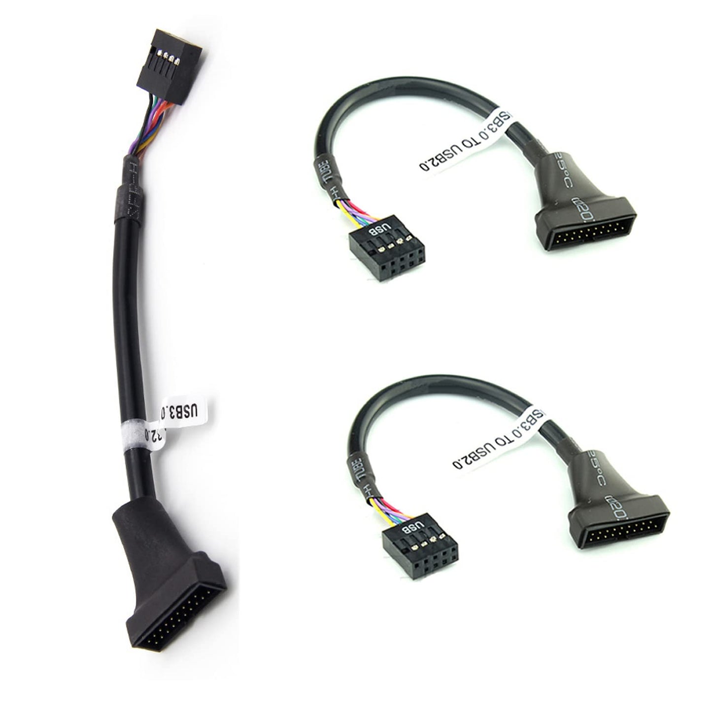 3 Pack USB 3.0 to 2.0 Header Adapter