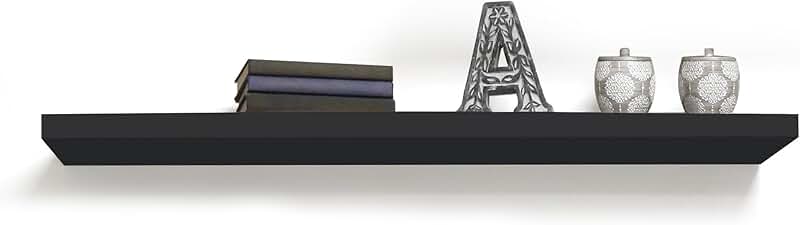 Durable Floating Wall Shelf with Invisible Brackets