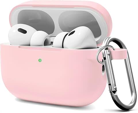 Pink case cover for AirPods Pro 1st and 2nd generation