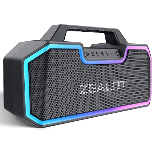 Bluetooth Speaker, 80W Portable Bluetooth Speakers Loud with Dual Paring,IPX7 Waterproof Outdoor Speaker with 14,400MAh Big Battery,50H Playtime,Stereo,Party, Beach Wireless Speaker