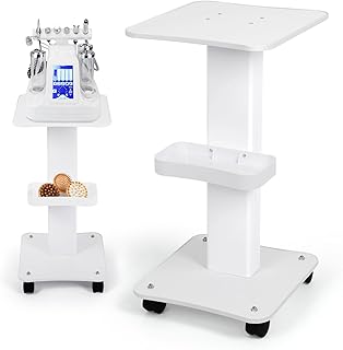 Three-Tier Mobile Salon Cart with Storage