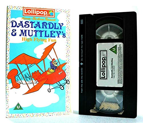 Dastardly & Muttley's High Flying Fun VHS Video from Lollipop