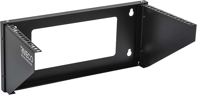 Vertical Wall Mount Rack for AV and Stereo Equipment