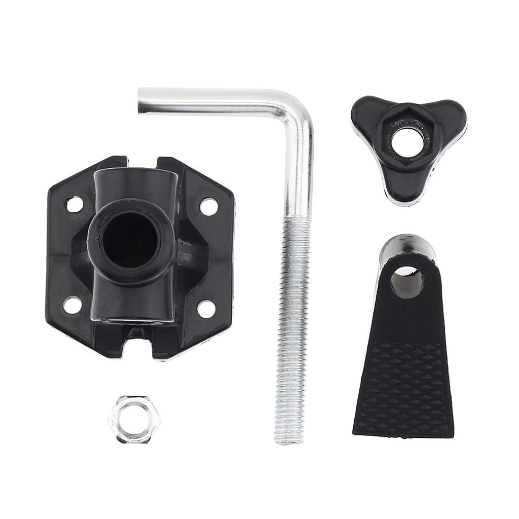 Black Clamp Holder for Mic, Lamp, and Camera