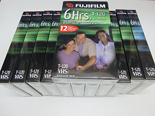 HQ T-120 Recordable VHS Cassette Tapes ( 12 pack ) (Discontinued by Manufacturer)