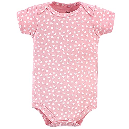 Uni  Baby Cotton Bodysuits, Girl Basic Elephant, 3-6 Months
