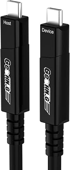 Full-Featured 5M USB C to USB C Fiber Optic Cable