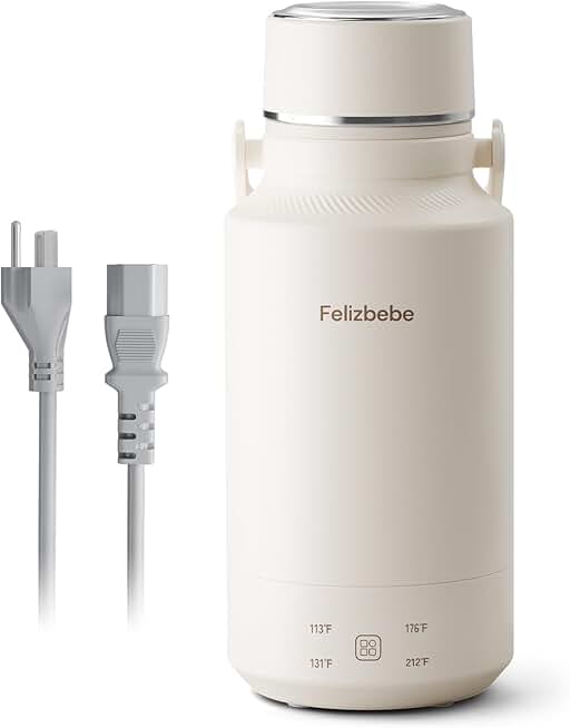 Portable 1000ml Electric Water Kettle with Temp Settings