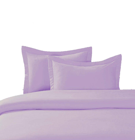 1200 Thread Count Three 3) Piece King Size Lavender Solid Duvet Cover Set, 100%  Premium Hotel Quality