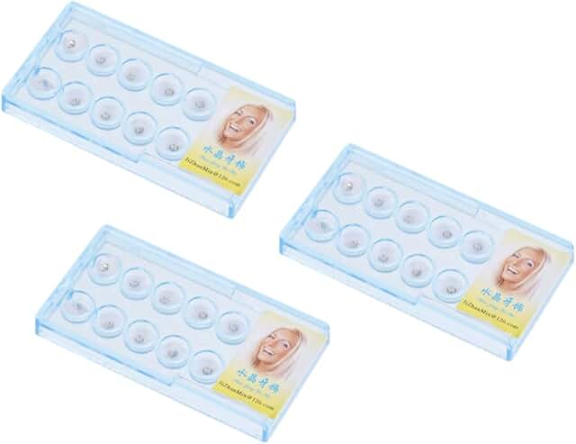 30pcs Crystal Nail and Tooth Gems with Storage Box