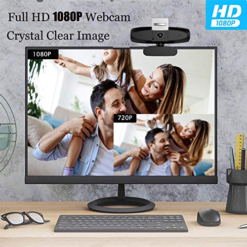 Web Cameras for Computers,Webcam with Microphone for Desktop,1080P HD PC Camera USB 2.0 Plug and Play,for Video Streaming, Conference, Gaming, Online Classes