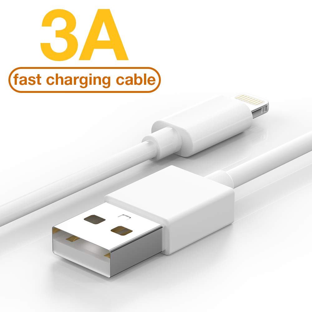 5 Pack(6FT)Original[Apple MFi ] iPhone Charger,Lightning Cable Fast Charging Cord iPhone Charger Cable USB Cable Compatible iPhone 13/12/11 Pro Max/Mini/XS MAX/XR/XS/X/8/7/Plus/6 iPad AirPods