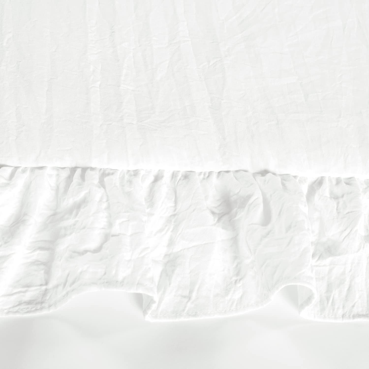 Reyna Embellished Soft Baby/Toddler 3 Piece Bedding Set, 50" x 36", White