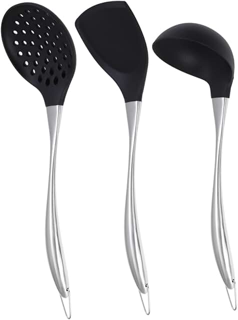 3-Piece Silicone Kitchen Utensil Set