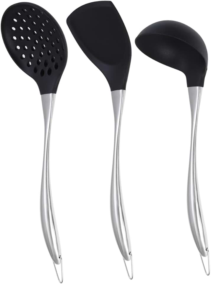 3-Piece Silicone Kitchen Utensil Set
