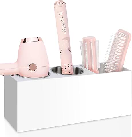 Hair Tool Organizer with Heatproof Steel Cups