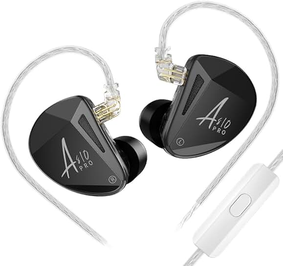 In-Ear Earphones with 5BA Drivers and Detachable Cable