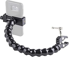 Modular Hose Phone Holder with Mini Clamp and 14-Inch Arm
