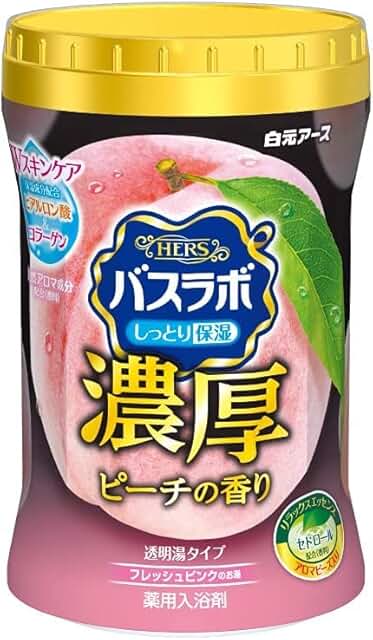 Japanese Peach Bath Salt, 600g Bottle