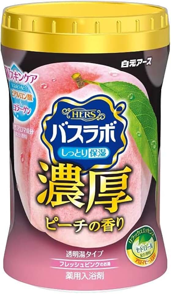 Japanese Peach Bath Salt, 600g Bottle