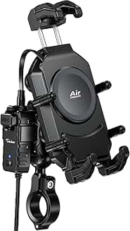 Motorcycle Smartphone Holder with Wireless Charging