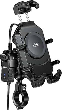 Motorcycle Smartphone Holder with Wireless Charging