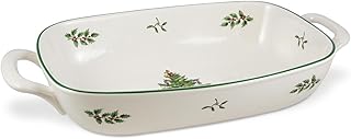 Oval Christmas Tree Breadbasket, 14x7.5 inches