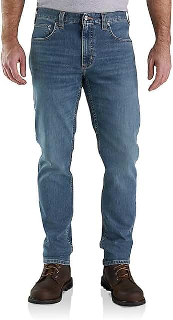 Men's Relaxed Fit Low Rise 5-Pocket Rugged Flex Trousers