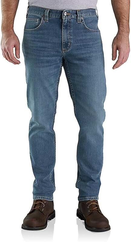 Men's Relaxed Fit Low Rise 5-Pocket Rugged Flex Trousers