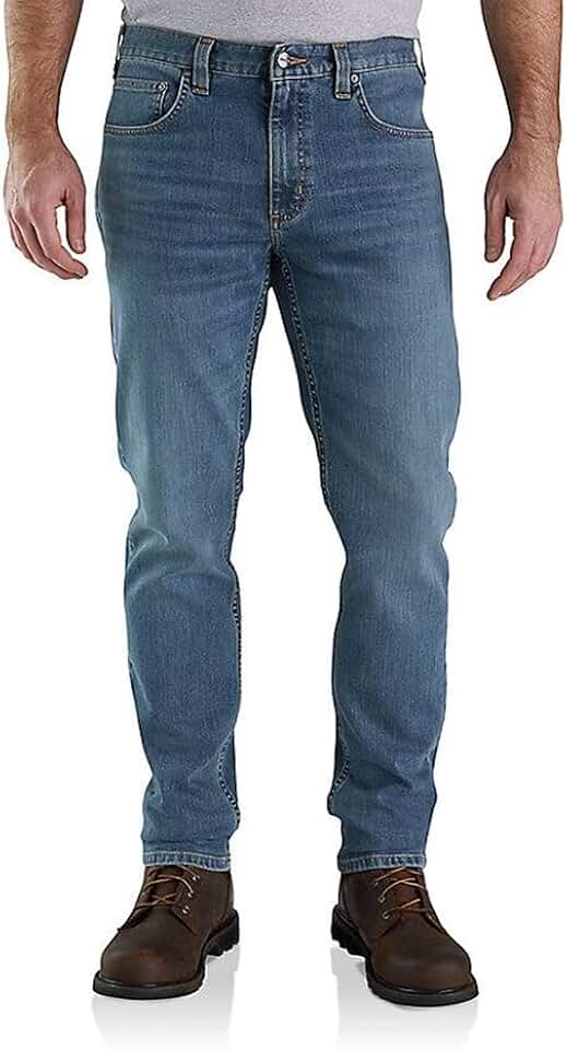 Men's Relaxed Fit Low Rise 5-Pocket Rugged Flex Trousers