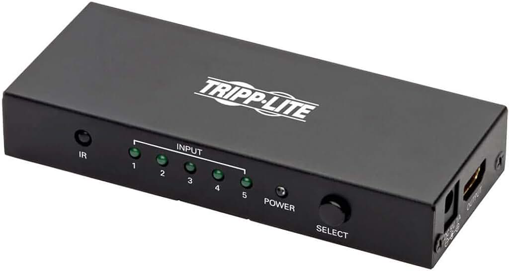 5-Port HDMI Switch for 4K UHD Video and Audio