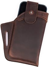Leather Phone Holster for Belt and Cellphone Protection