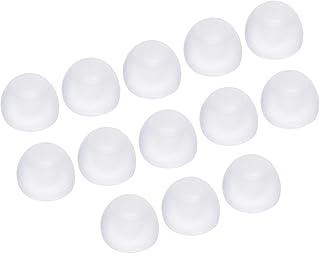 Silicone Ear Tips for Earphones, Middle Size, 24 Pack