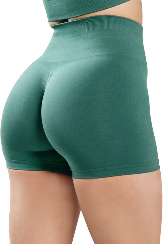 High Waist Seamless Workout Shorts for Women