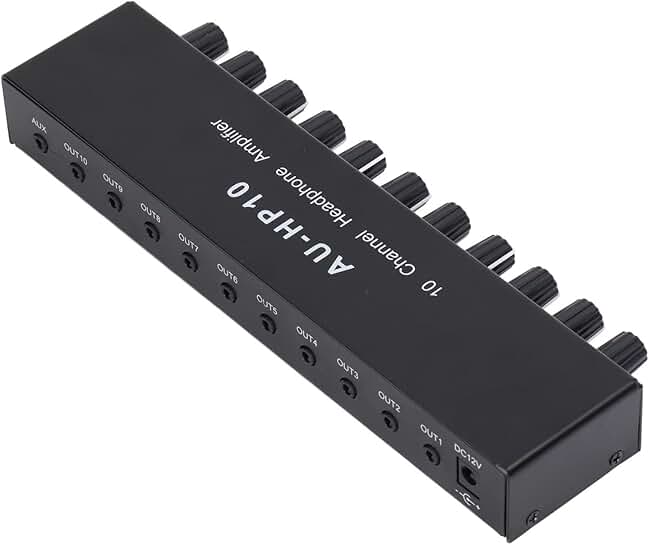 10-Channel Stereo Headphone Amplifier with Independent Control