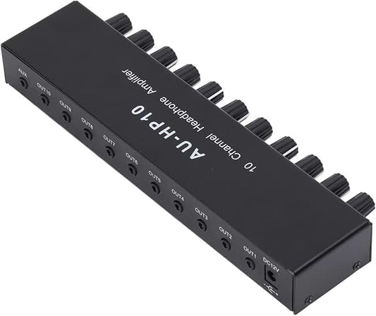 10-Channel Stereo Headphone Amplifier with Independent Control