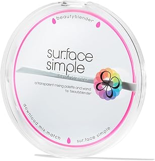 Portable Clear Makeup Mixing Palette with Wand