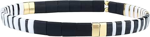 New Miyuki Tila Bead Charm Stretch Bracelets for Women