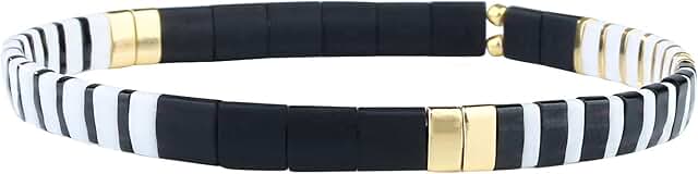 New Miyuki Tila Bead Charm Stretch Bracelets for Women
