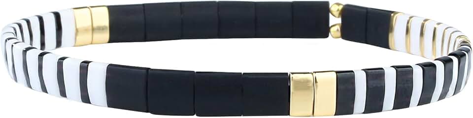 New Miyuki Tila Bead Charm Stretch Bracelets for Women