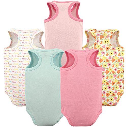 Uni  Baby Cotton Sleeveless Bodysuits, Love, 3-6 Months