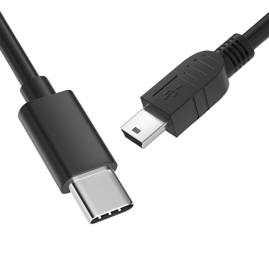 USB C to Mini USB Cable for Cameras, 3ft