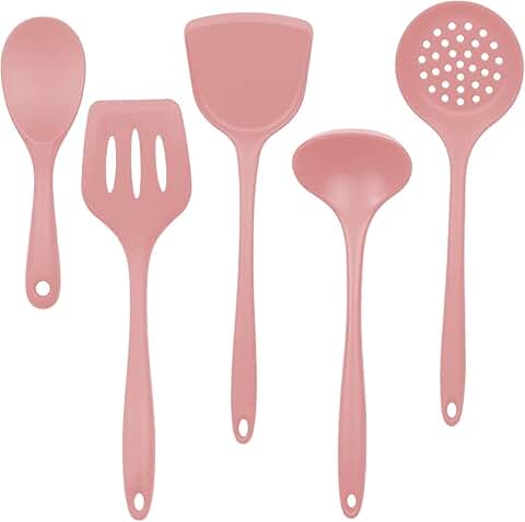 5-Piece Non-Stick Silicone Kitchen Utensil Set