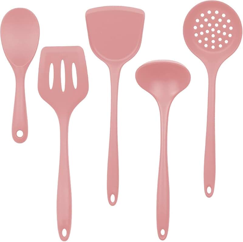 5-Piece Non-Stick Silicone Kitchen Utensil Set