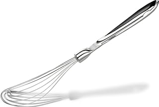 Specialty Stainless Steel Flat Whisk for Kitchen Use